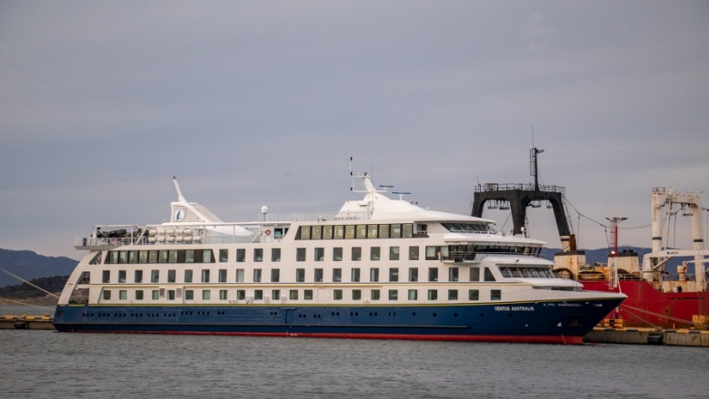 Un barco chileno abrió una "temporada récord" de cruceros en Ushuaia
