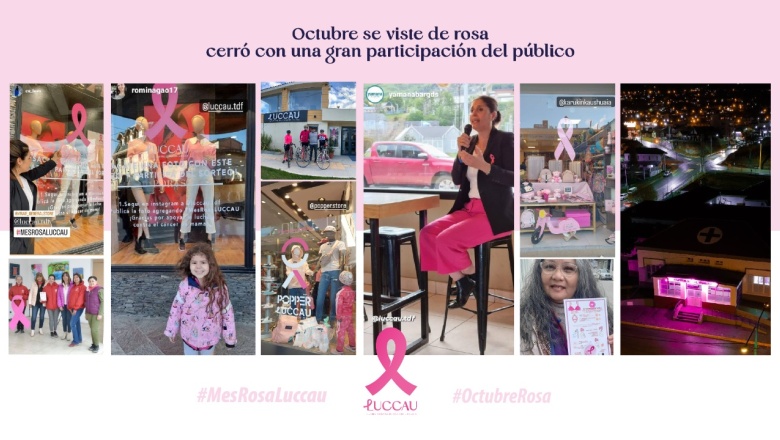 LUCCAU: "Octubre se viste de rosa" cerró con gran participación del público