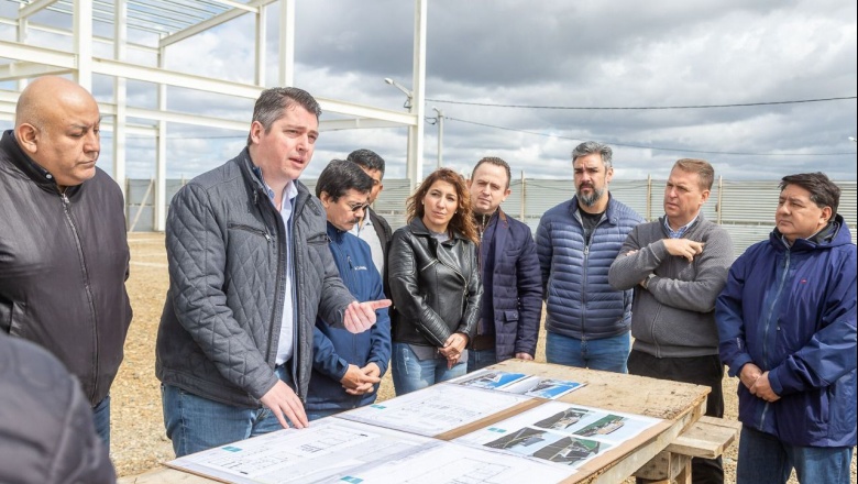 Avanzan las obras de la nueva terminal de ómnibus de Río Grande