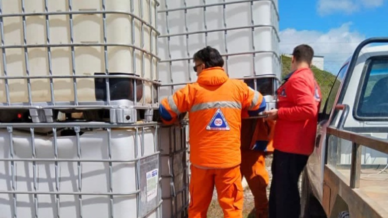 El Municipio de Río Grande trabaja en el combate del incendio forestal