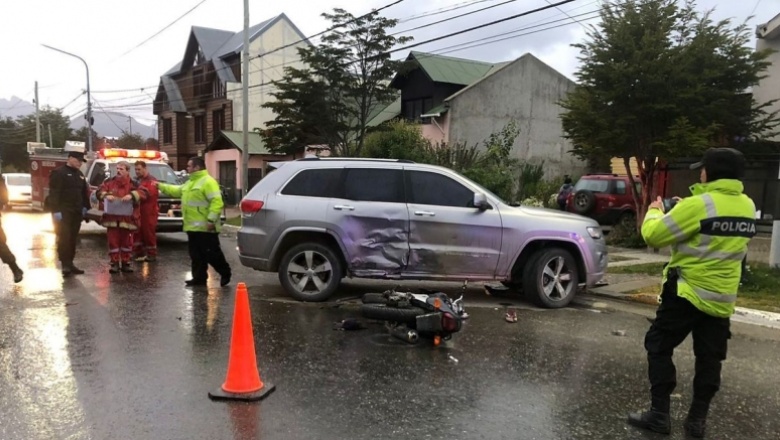 Falleció el joven motociclista involucrado en un choque en Ushuaia