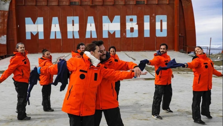 Bailar a tres grados bajo cero, en el territorio más austral: la Antártida ya no queda tan lejos