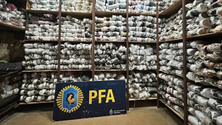 Desbarataron una banda de falsificadores de zapatillas