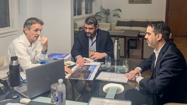 El intendente Vuoto continúa gestionando obras para la ciudad