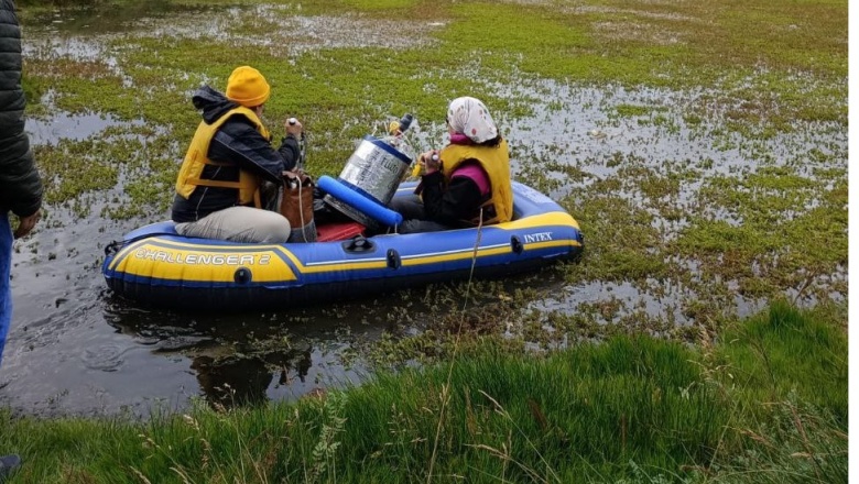 En forma permanente se realizan estudios sobre la laguna de la reserva natural Bahìa Encerrada