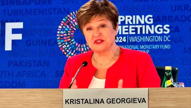 Georgieva dijo que el Gobierno avanza “muy rápidamente” con el ajuste y que la inflación baja más de lo previsto