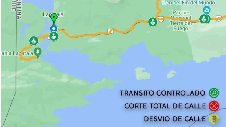 Desvíos y cortes programados por la Maratón del Fin del Mundo