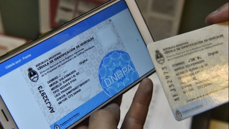 El Gobierno eliminará el 40% de los registros del automotor y la cédula azul