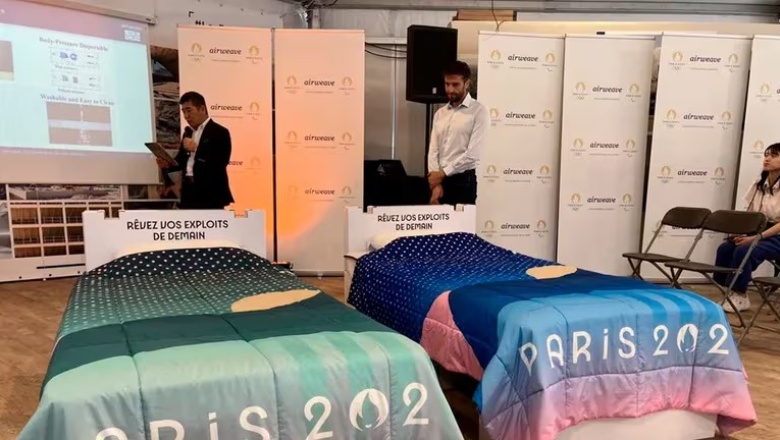 De cartón y personalizadas: Las camas “anti sexo” que usarán los atletas en los Juegos Olímpicos de París 2024