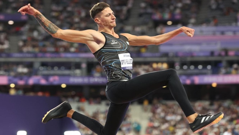 Brian Impellizzeri, campeón paralímpico en salto en largo