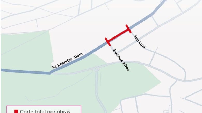 Corte de calles por repavimentación
