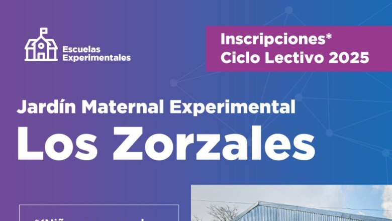 Abren las inscripciones al Jardín Maternal : "Los Zorzales"