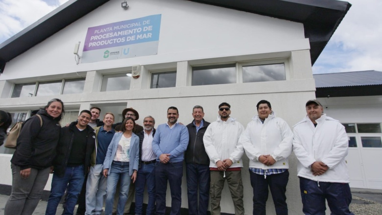 El Intendente de Ushuaia inauguró la Planta de Procesamiento de Crustáceos