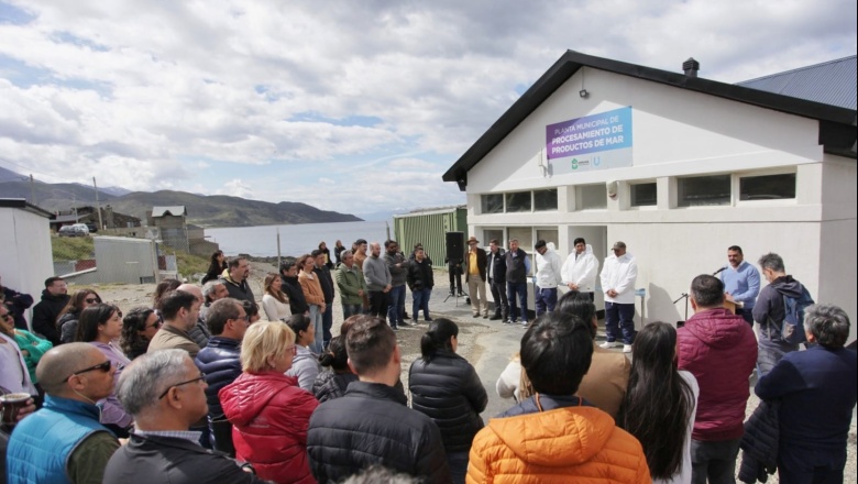 El Intendente de Ushuaia inauguró la Planta de Procesamiento de Crustáceos