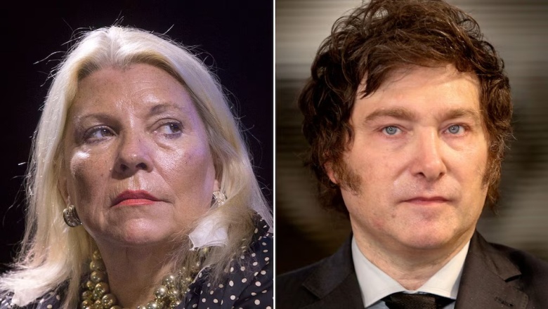 Carrió cuestionó a Milei por su discurso en Davos y lo acusó de violar la Constitución