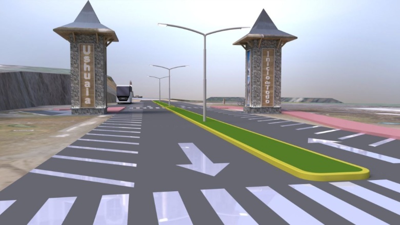 Se firmó contrato para la obra de ingreso a la ciuad de Ushuaia