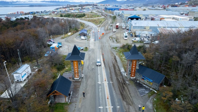 Iniciaron los trabajos de pavimentación en el ingreso a Ushuaia y la rotonda del Indio