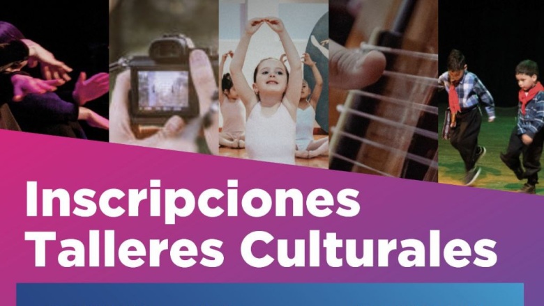 El Municipio invita a inscribirse en la variada y extensa oferta de talleres culturales