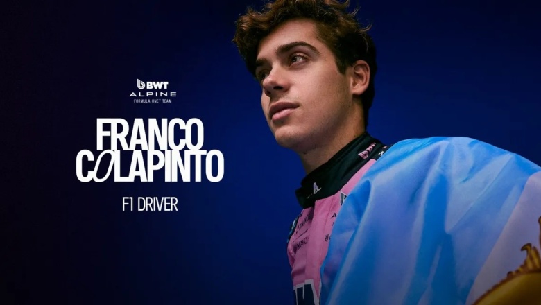 Colapinto es el nuevo piloto titular de Alpine y regresará a la Fórmula 1 en Imola