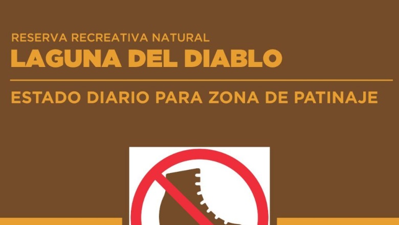 La Laguna del Diablo no está apta para patinaje