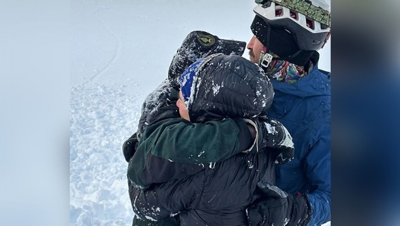 Rescatan a una pareja tras una avalancha en el Valle de Olum