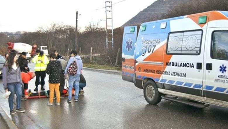 En desgraciada maniobra queda un joven herido