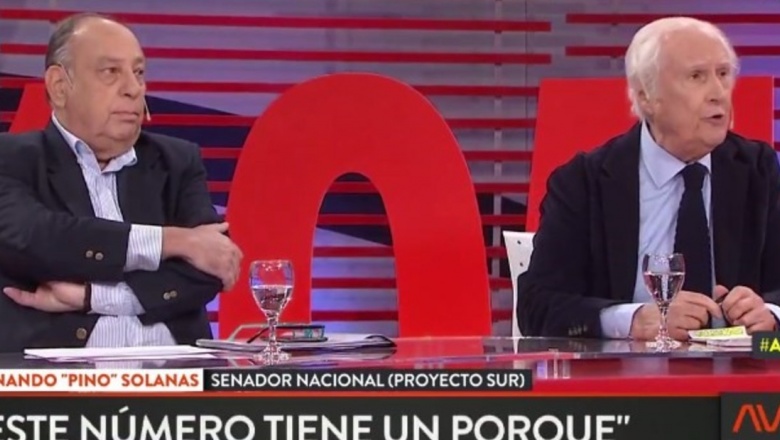 Cruce picante entre Roberto Cachanosky y Fernando Pino Solanas: "Usted tiene 35 empleados en el Senado, casi una Pyme"