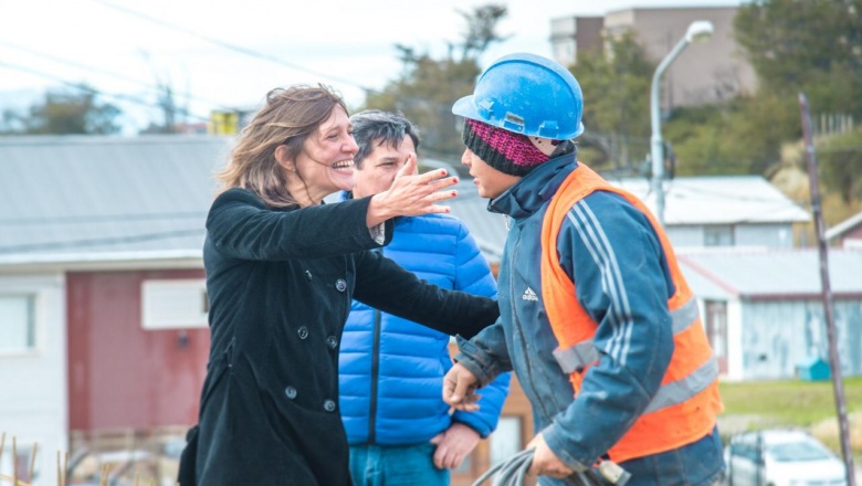 El intendente Vuoto recorrió las obras iniciadas en el Barrio Pipo