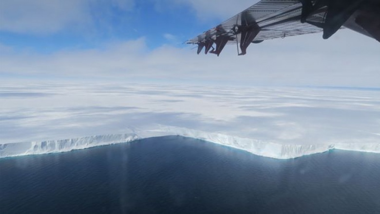 Un gigantesco iceberg se está desprendiendo en la Antártida (y no es por el calentamiento global)