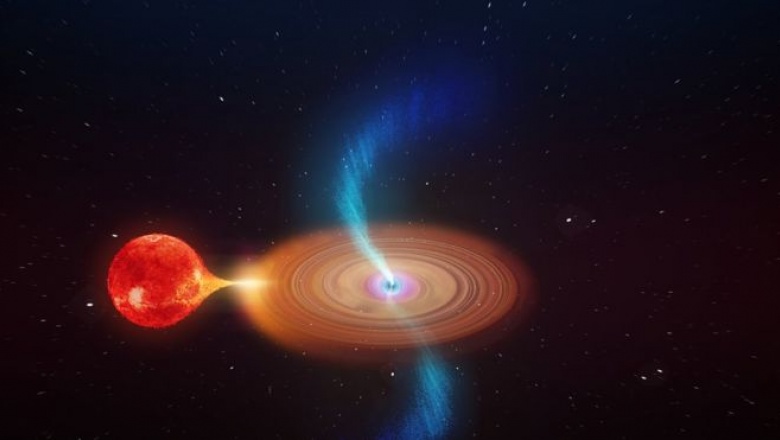 El misterio del agujero negro tambaleante que dispara "balas" de plasma y arrastra el espacio-tiempo