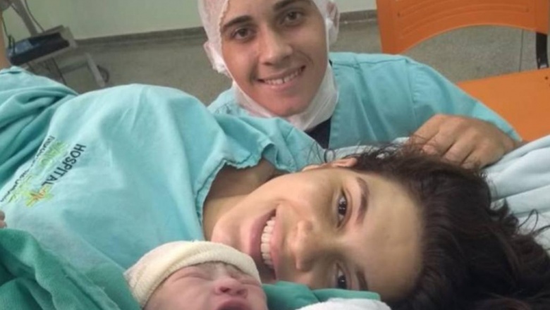 Su mujer murió dando a luz y su despedida emocionó a todos
