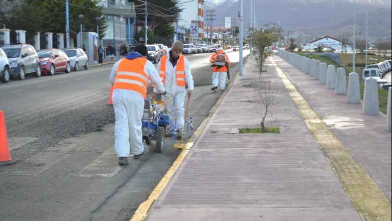 Avenida Maipú: Fueron repavimentados mas de 1100 metros lineales