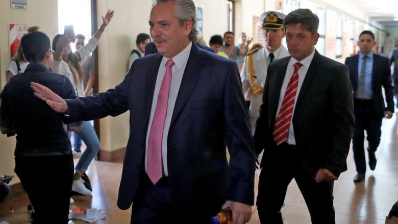 Presidente y profesor: Alberto Fernández fue a la Facultad de Derecho de la UBA a tomar finales