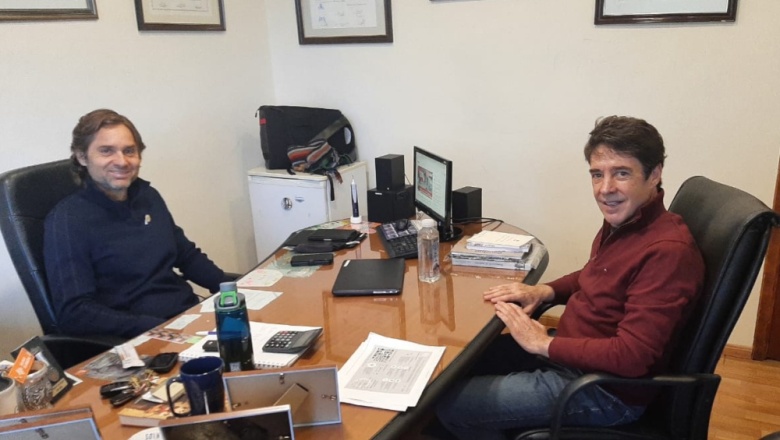 Federico Sciurano y Tito Stefani se reunieron a analizar la situación provincial y nacional
