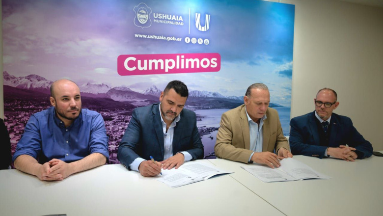 El Municipio de Ushuaia y el "Instituto Universitario" Juan Vucetich firmaron un convenio de asistencia técnica