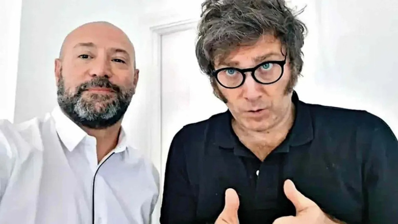 Spagnuolo borró todos los chats con Javier Milei