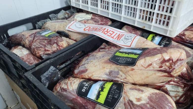 El Municipio incautó 900 kilos de carne