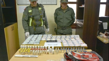 Gendarmería Nacional secuestró pastillas ilegales valuadas en más de 2 millones de pesos