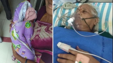 Una mujer de 73 años  dio a luz a gemelas en India