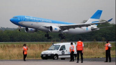 Esta madrugada parte el vuelo que buscará en Rusia el principio activo para producir la vacuna Sputnik V en Argentina