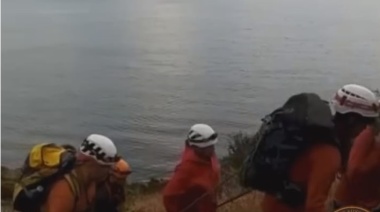 Rescate de una mujer lesionada en el sendero a Estancia Túnel