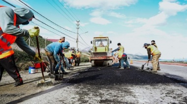 Se repavimentó un sector de Avenida Perito Moreno