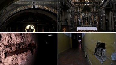 El grito de auxilio de un párroco de Montserrat: contrajo COVID, y su Iglesia, monumento histórico, se cae a pedazos
