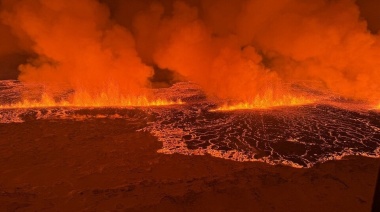 Las imágenes de la impresionante erupción volcánica en Islandia