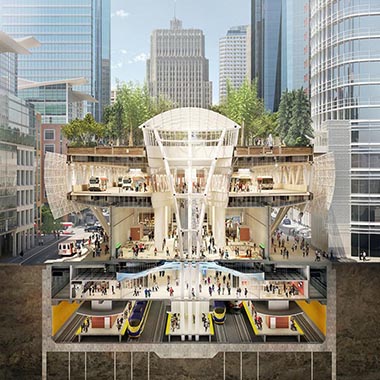 La espectacular terminal de ómnibus que hizo un tucumano en Estados Unidos
