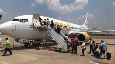 Flybondi comenzó a volar a Ushuaia y recibió su quinto avión