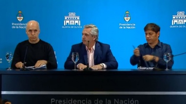 Alberto Fernández confirmó que se suspenden las clases y se cierran las fronteras hasta el 31 de marzo