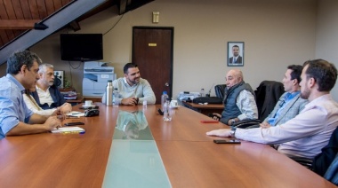 El intendente Vuoto se reunió con directivos de la Clínica San Jorge para coordinar acciones de prevención