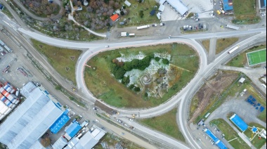 Iniciaron los trabajos de pavimentación en el ingreso a Ushuaia y la rotonda del Indio