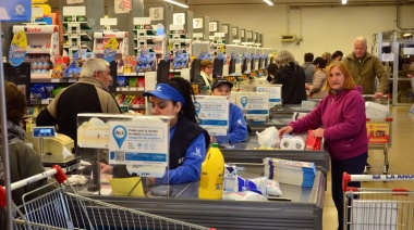 La inflación se desaceleró al 2,2% en enero y en el año acumula 84,5%. En la Patagonia fue del 2.5%.